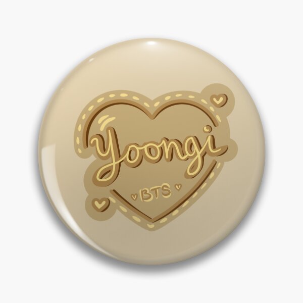 Item preview, Yoongi Brown Heart designed and sold by icomefromsalem.