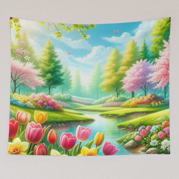 Item preview, Spring Garden Landscape Beauty designed and sold by mymagicstoreus.