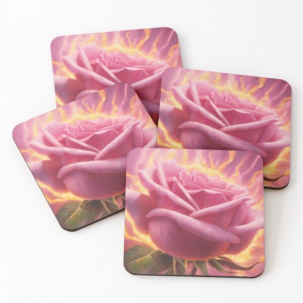 Item preview, Rose Pink and Gold Sacred Fire designed and sold by JoreJj Z. Elprehzleinn.