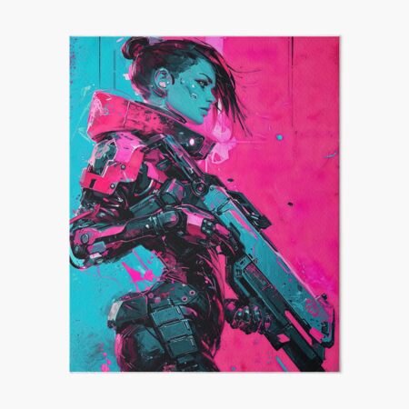 Item preview, Cyberpunk-Attentäter – Neon-Killer designed and sold by Splatter-arts.