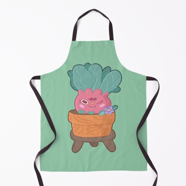 Item preview, Tender little radish plant in cute pot with flowers designed and sold by lizdejupiter.