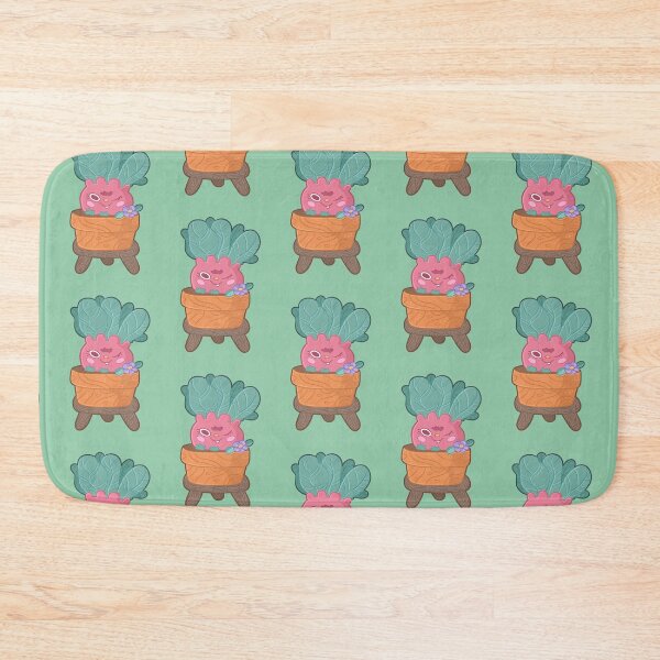 Item preview, Tender little radish plant in cute pot with flowers designed and sold by lizdejupiter.