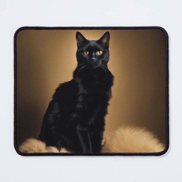Item preview, Anthropomorphic Cat Collection - Domestic Shorthair #53 Black Cat designed and sold by elektronen.
