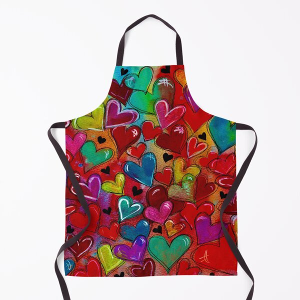 Item preview, Hearts Colliding in Jewel Tones! designed and sold by Ivy Uttaro.