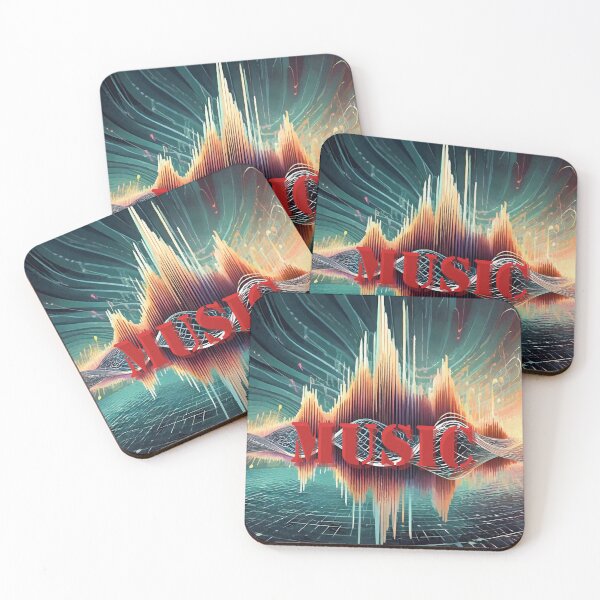 Item preview, Dynamic Music Wave Art designed and sold by Pandrju.