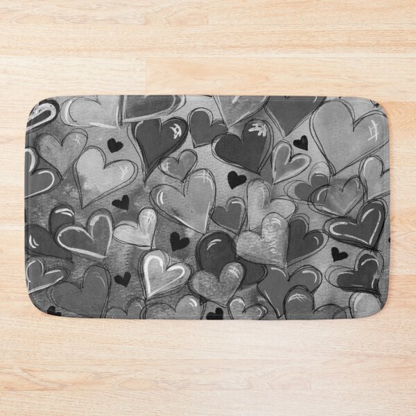 Item preview, Hearts Colliding in Shades of Grey! designed and sold by Ivy Uttaro.
