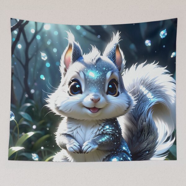Item preview, Cute Baby Chibi Fantasy Squirrel designed and sold by TheArtOfPat.