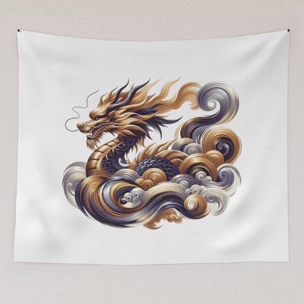 Item preview, Opulent Dragon Brushwork designed and sold by AI-Only Creations.
