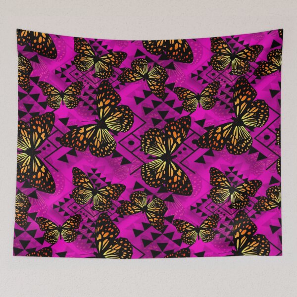 Item preview, Pink / Black  / Fire Color Native Butterfly 2024 designed and sold by JMWCD.