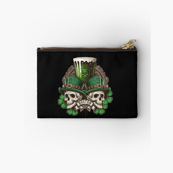 Item preview, St. Patrick's Day Boston Irish Skulls, Shamrocks, and Green Beer designed and sold by WigOutlet.