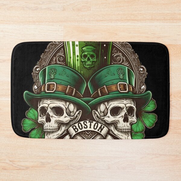 Item preview, St. Patrick's Day Boston Irish Skulls, Shamrocks, and Green Beer designed and sold by WigOutlet.