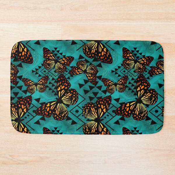 Item preview, Turquoise / Black  / Fire Color Native Butterfly 2024 designed and sold by JMWCD.