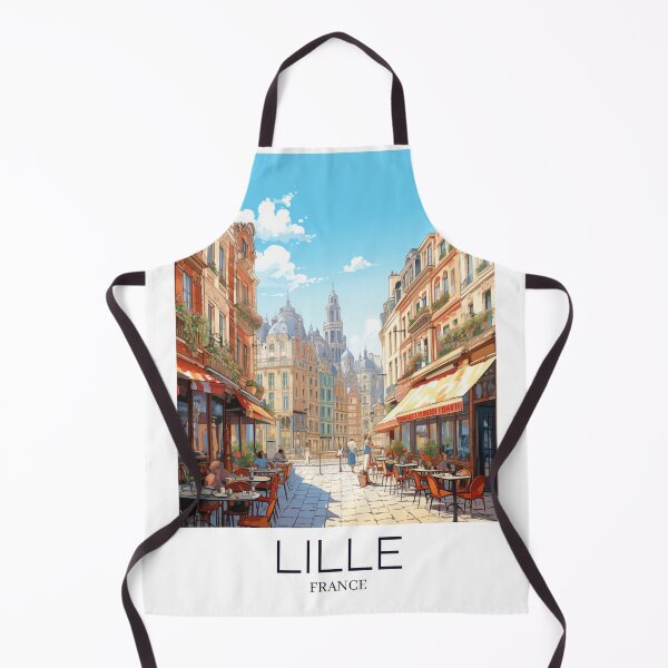 Item preview, A Pop Art Travel Print of Lille - France designed and sold by StudioRedKoala.