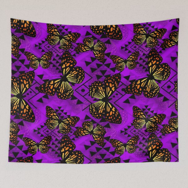 Item preview, Purple / Black  / Fire Color Native Butterfly 2024 designed and sold by JMWCD.