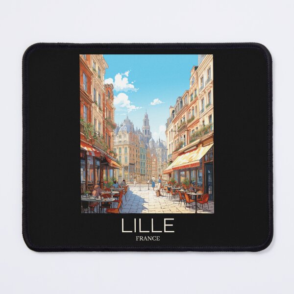 Item preview, A Pop Art Travel Print of Lille - France designed and sold by StudioRedKoala.