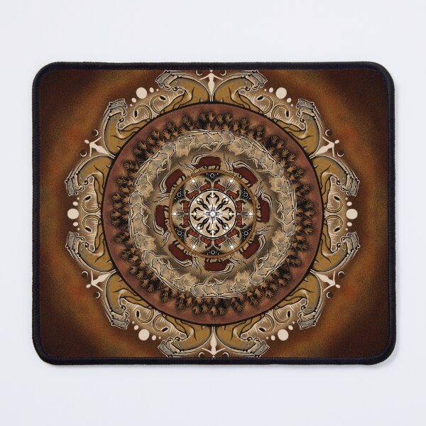 Item preview, Cave Art Mandala designed and sold by PaleoPanthera.
