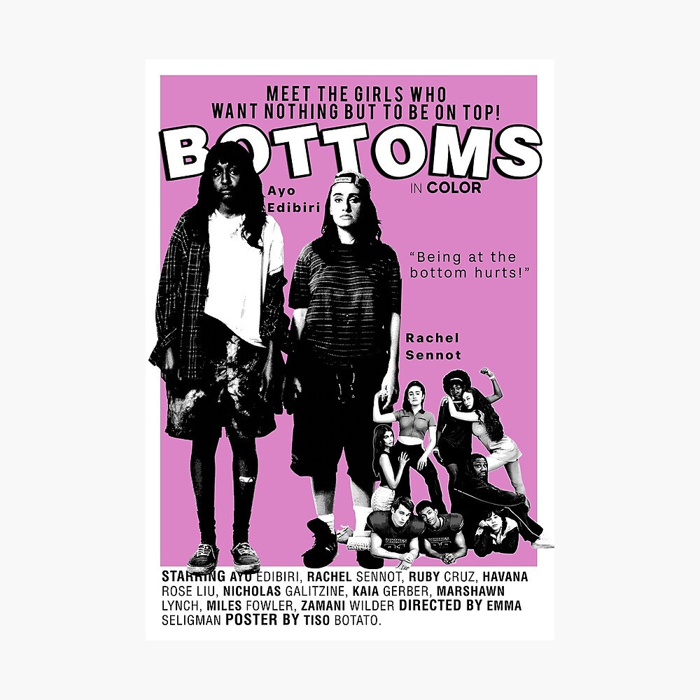 Bottoms Retro 60s  Poster