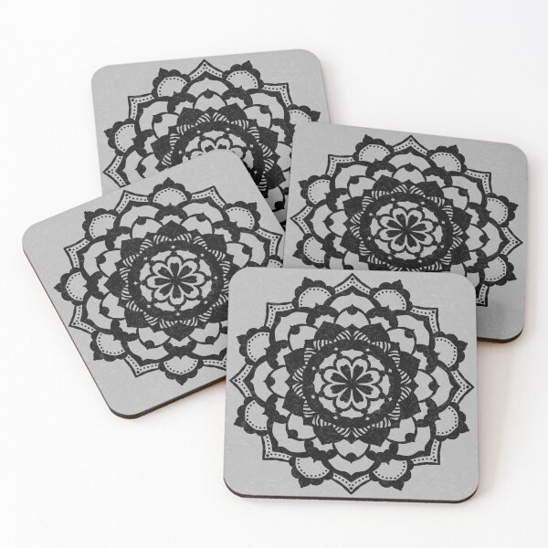 Item preview, Deva Mandala - Fog + Coal designed and sold by Irene Estelle.