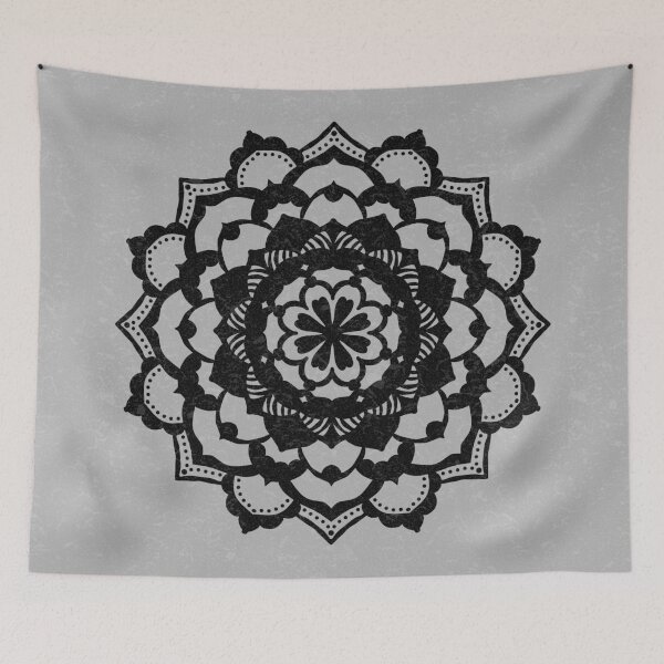 Item preview, Deva Mandala - Fog + Coal designed and sold by Irene Estelle.