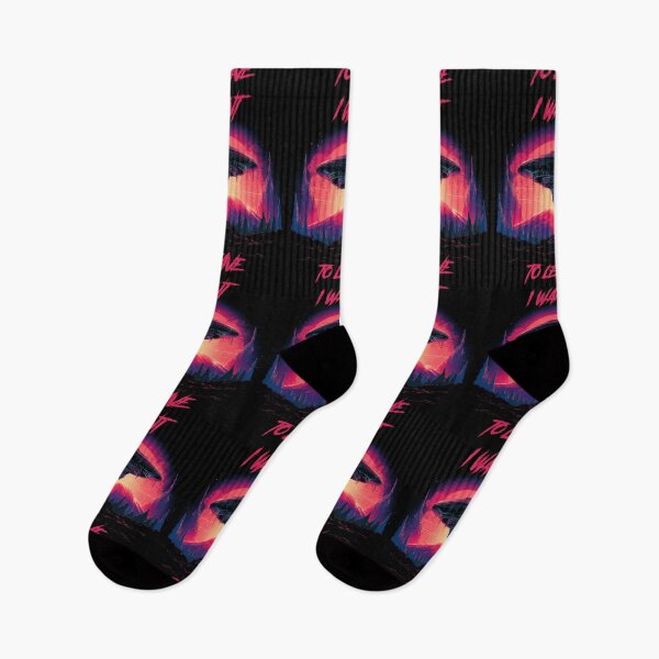 Item preview, I want to leave - synthwave cyberpunk designed and sold by GlitchGrotesque.