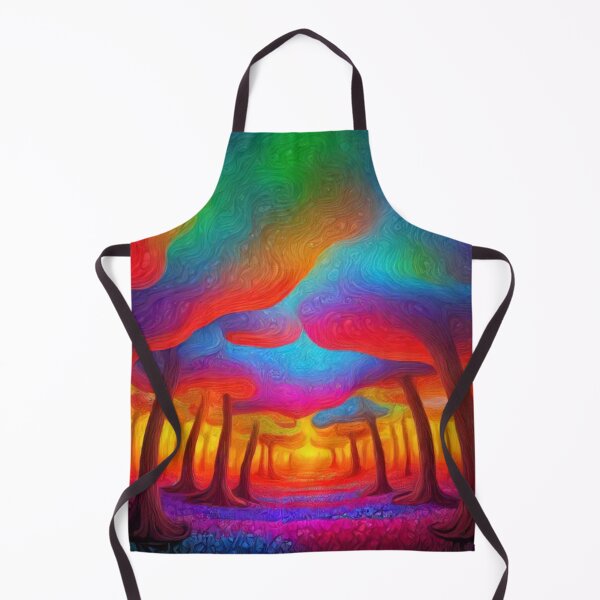 Item preview, Trippy Mushroom Forest designed and sold by treatsntrinkets.