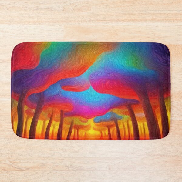 Item preview, Trippy Mushroom Forest  designed and sold by treatsntrinkets.