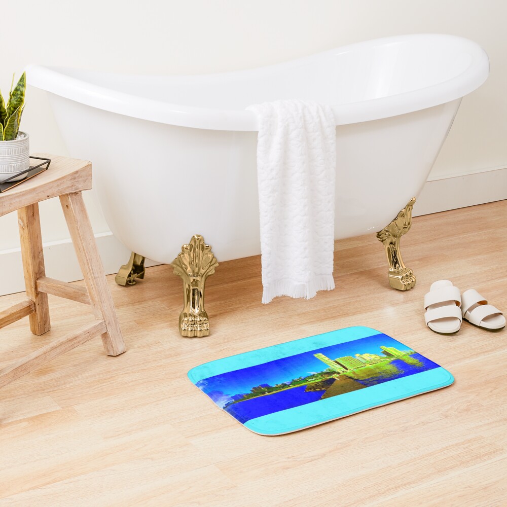 Vista previa del artículo con la obra «Alfombra de baño», diseñado y vendido por R-F-B.