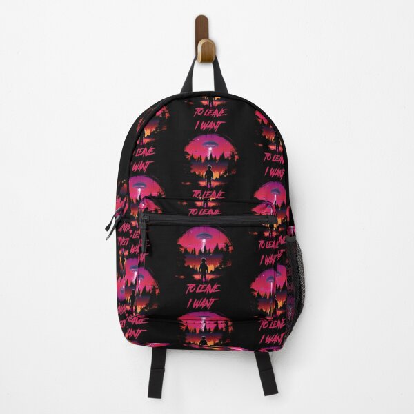 Item preview, I want to leave - synthwave cyberpunk designed and sold by GlitchGrotesque.