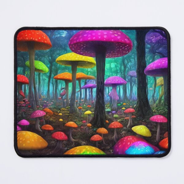 Item preview, Trippy Mushroom Forest designed and sold by treatsntrinkets.