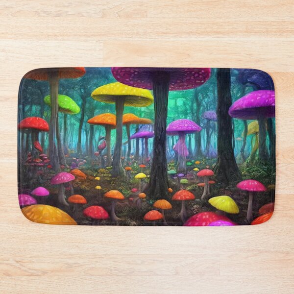 Item preview, Trippy Mushroom Forest  designed and sold by treatsntrinkets.