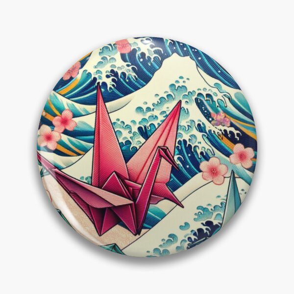 Item preview, Origami Meets Waves - Artistic Print designed and sold by mymagicstoreus.