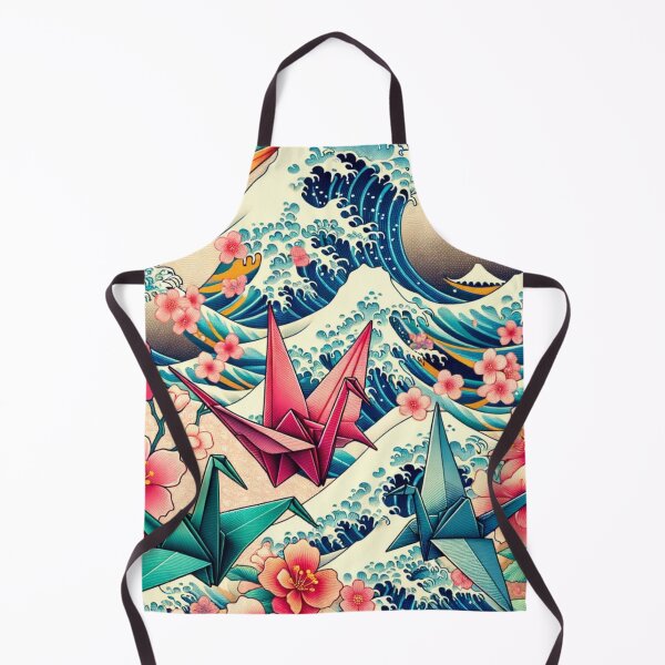 Item preview, Origami Meets Waves - Artistic Print designed and sold by mymagicstoreus.