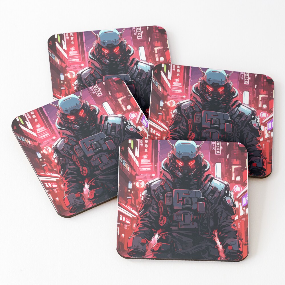 Item preview, Coasters (Set of 4) designed and sold by Geekloo.