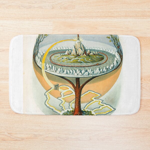 Item preview, Yggdrasil (Yggdrasill), the sacred ash, the Tree of Life, the Mundane Tree of Norse mythology, designed and sold by TeeARTHY.