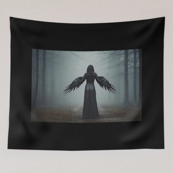 Item preview, Elegant gorgeous Raven woman designed and sold by Fantasymachine.