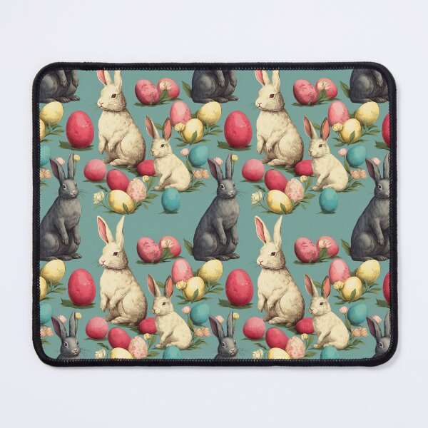 Item preview, Vintage Easter Bunny and Eggs, Vintage Spring Easter designed and sold by whiteraven-shop.