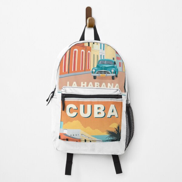 Item preview, Flat Design Cuba Poster designed and sold by CappaDesignArt.