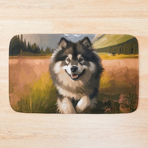 Item preview, Finnish Lapphund  Dog Portrait  designed and sold by printmala.