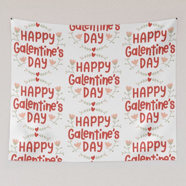 Item preview, Happy Galentines Day - floral design designed and sold by EmeraldeaArt.
