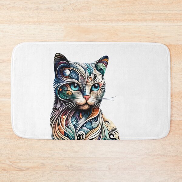 Item preview, Abstract Feline Artistry designed and sold by Shams-Studio.