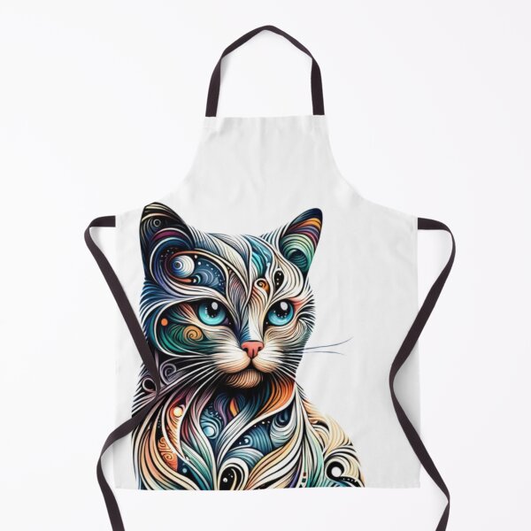 Item preview, Abstract Feline Artistry designed and sold by Shams-Studio.