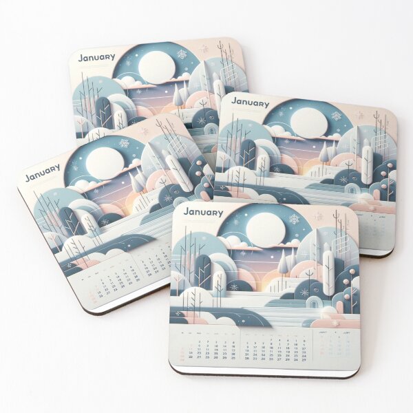 Item preview, New Beginnings: Frosty January Dawn designed and sold by Fourseason664.