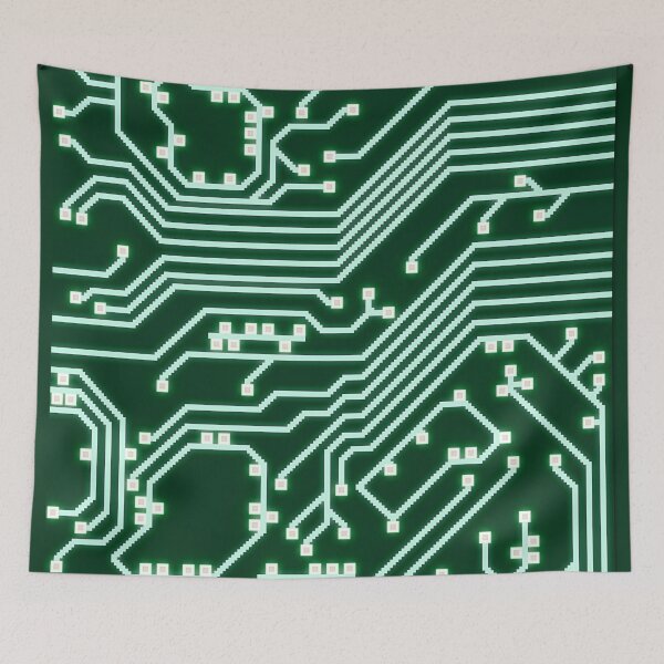Item preview, Voxel Printed Circuit Board Green designed and sold by PotatoVonEpicus.