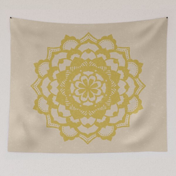 Item preview, Deva Mandala - Dove + Saffron designed and sold by Irene Estelle.