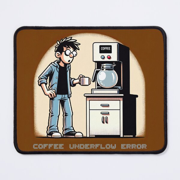 Item preview, Desperate Debug: The Empty Coffee Pot Dilemma designed and sold by TuringTacoTales.
