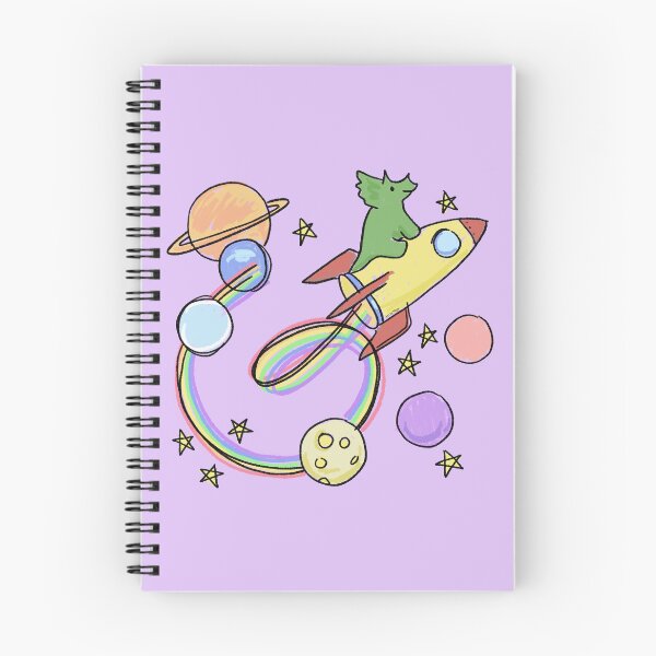 Item preview, The Coloured Dinosaur on the Rocket designed and sold by Art by Veya.