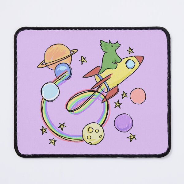 Item preview, The Coloured Dinosaur on the Rocket designed and sold by Art by Veya.