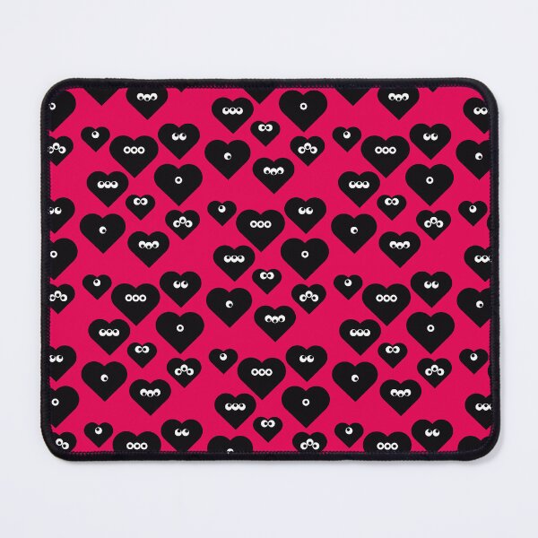Item preview, Monster Hearts in Black (Hot Pink) designed and sold by BLAAAAASK.