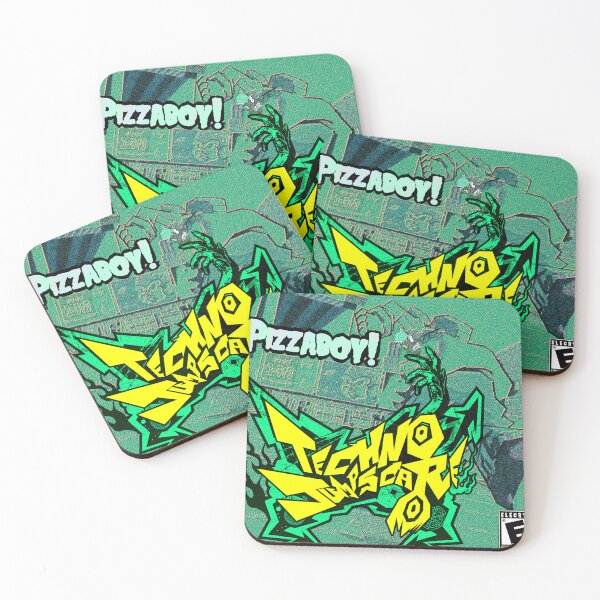 Item preview, Techno Jumpscare Jet Set Radio Logo Green designed and sold by Pizzaboy! Merch Store.