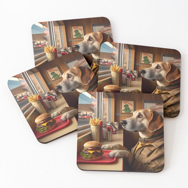 Item preview, Dog at the Diner designed and sold by Angelandspot.